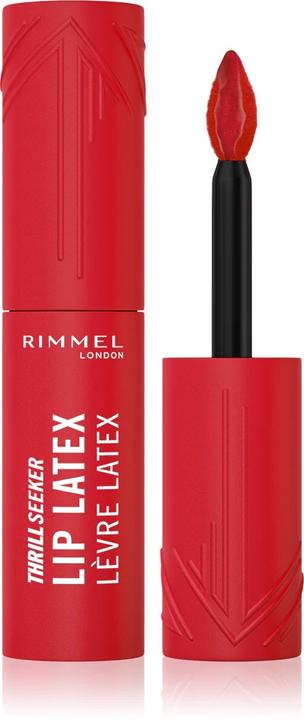 Productafbeelding Rimmel London Rimmel Thrill Seeker Lip Latex 400 Rimmel Red Ultra-Smooth Finish (400 Rimmel Rood)