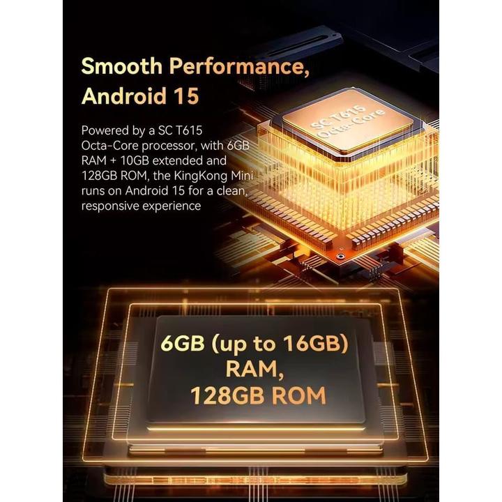 Actual product image Cubot Tablet KING KONG MINI 6 GB RAM 128 GB 8,7" Schwarz (4G, 8.70", 128 GB, Black)