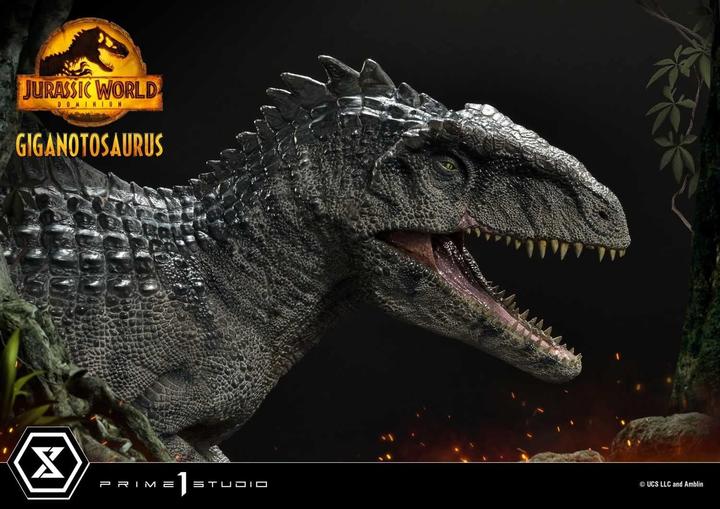 Actual product image Hot Toys JURASSIC WORLD DOMINION - Giganotosaurus - Statuette 48cm