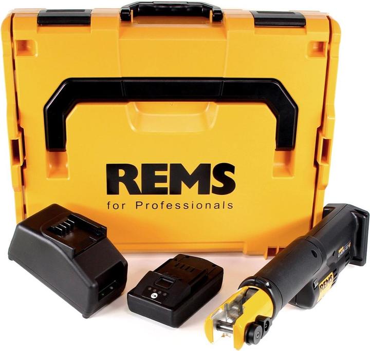 Image du produit Rems Mini-Press S 22 V ACC Sertisseuse radiale sans fil avec marche forcée + Coffret L-Boxx + 1x Bat