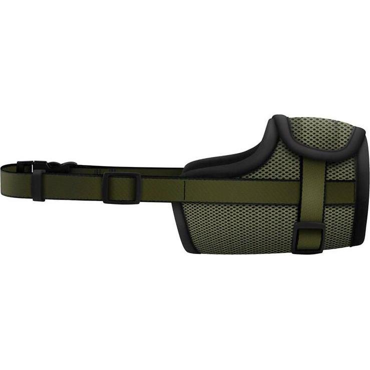 Waudog MeshMaulkorb für HundeKhaki, GrL (L, Hund, Hundesport), Halsband + Leine