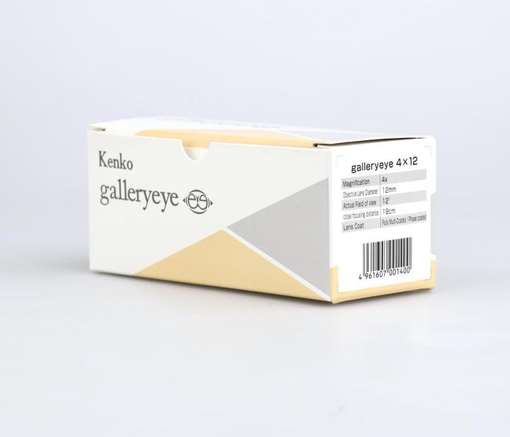 Actual product image Kenko Monocular Gallery Scope 4x12, Full Multi-Coating, 19cm Close Focus, Japan-Made for Art Appreciation (4x)