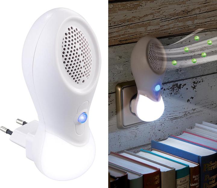 Immagine prodotto Newgen medicals Purificatore d'aria 2in1 Socket Ionizer e luce notturna a LED (15 m²)