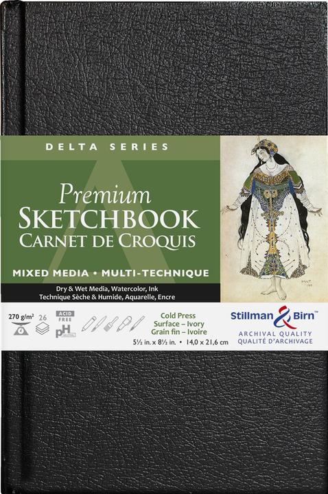 Stillmann & Birn Livre à dessin (270 x 216 mm, Couverture rigide)