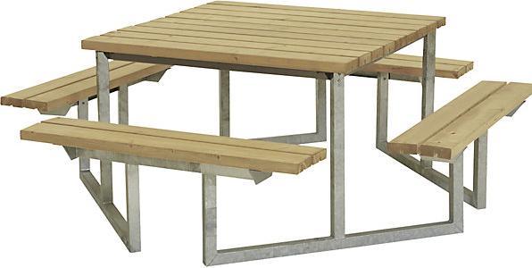 Immagine prodotto kaiserkraft Set di tavolo e panche per 8 persone (118 cm)