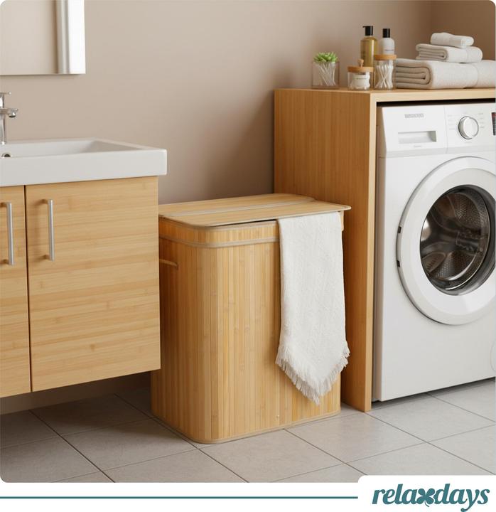 Actual product image Relaxdays Laundry bin (100 l)
