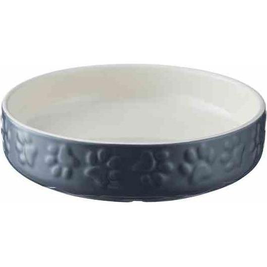 Comparer les prix de Mason Cash Cat Bowls Soucoupe pour chat, lourde, 13 cm de diamètre, Gris, Gamelle