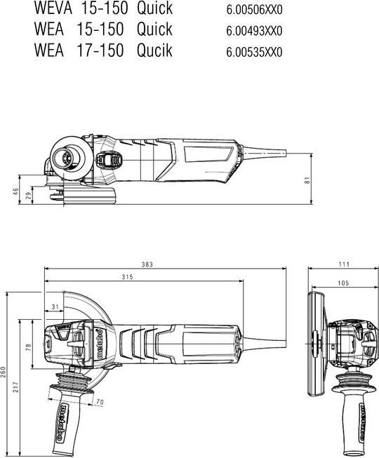 Produktbild Metabo WE 17-150 Quick (150 mm)