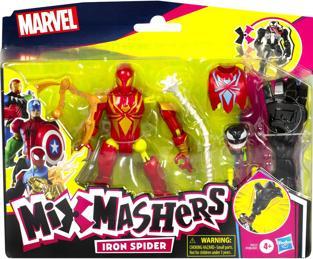 Produktbild Spiderman MixMashers Marvel Iron Spider individualisierbare Spider-Man Mix-And-Match Deluxe Action-Figur & Acc