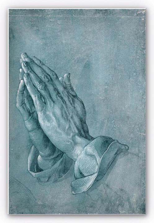 Actual product image Trenddeko Dürer - study of praying hands (70 x 100 cm)