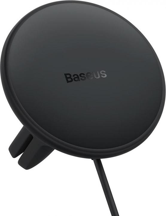Productafbeelding Baseus Magnetische autotelefoonhouder CW01 aan ventilatierooster met autolader USB-A, 15W + 25W (zwart)