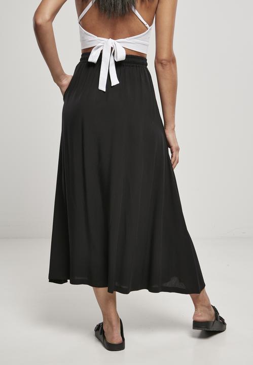 Produktbild Urban Classics Ladies Viscose Midi Skirt (XS)