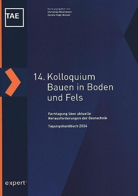 Produktbild 14. Kolloquium Bauen in Boden und Fels (Deutsch, Carola Vogt-Breyer, Christian Moormann, 2024)