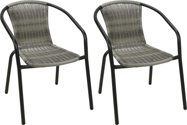 Grau meliert, Schwarz