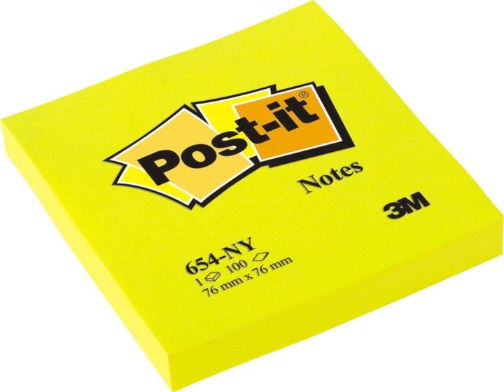Actual product image Post-it Neon (76 x 76 mm)