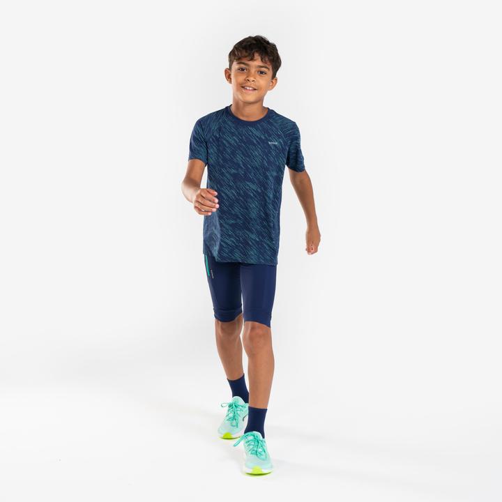 Produktbild Kiprun Laufshirt Kinder ultraleicht - Light 900 blau/grün (128)