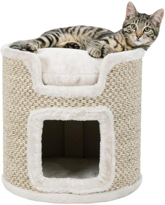 Actual product image Trixie Scratch barrel Ria (39 cm, Light grey, Nature)