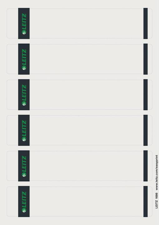 Actual product image Leitz Folder labels 39 x 191 mm