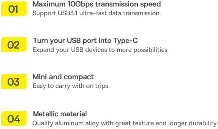 Immagine prodotto Baseus USB A - USB C