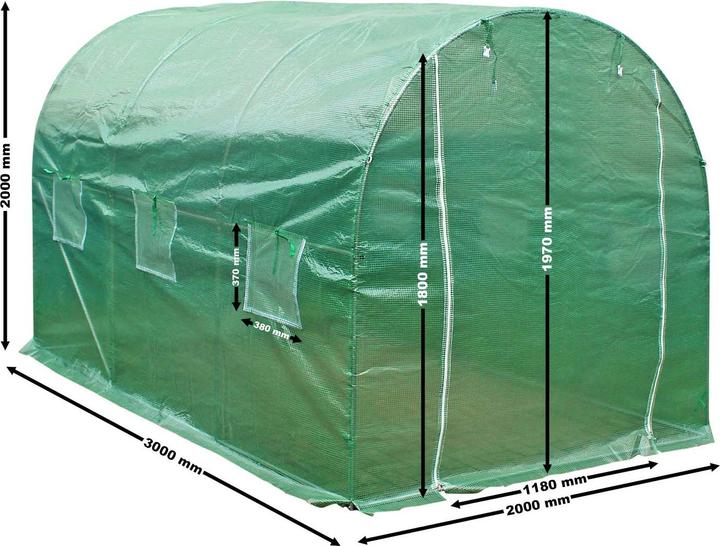 Wiltec Arched roof greenhouse