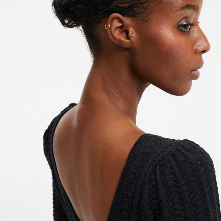 Produktbild La Redoute Collections Feinstrickpullunder mit rundem Ausschnitt (S)