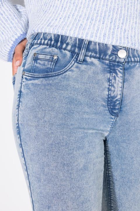 Image du produit Ulla Popken Jean Sarah en jersey, jambe étroite et taille confortable (56)