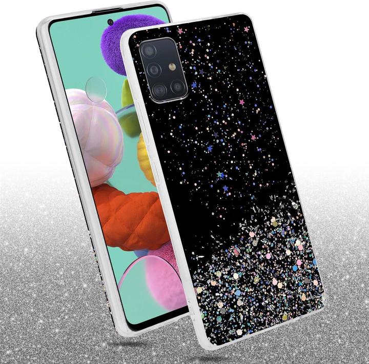 Actual product image Cadorabo TPU cover sparkling glitter (Samsung Galaxy A51 5G)