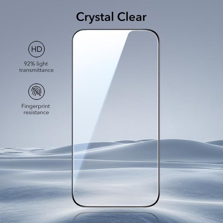 Productafbeelding ESR UltraFit Classic Screen Protector, for iPhone 17 Air, 2 Pack (2 Pcs., Apple iPhone 17)