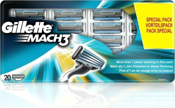 Actual product image Gillette Mach3 (20 x)