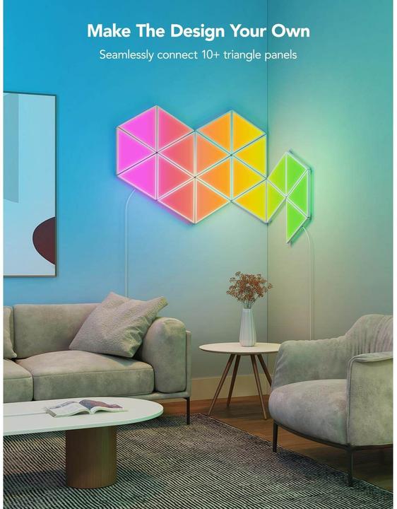 Actual product image Govee Triangle