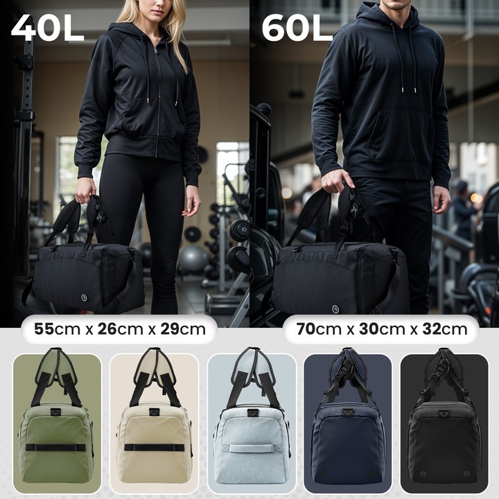 Immagine prodotto BeMaxx Borsa da allenamento (40 l)