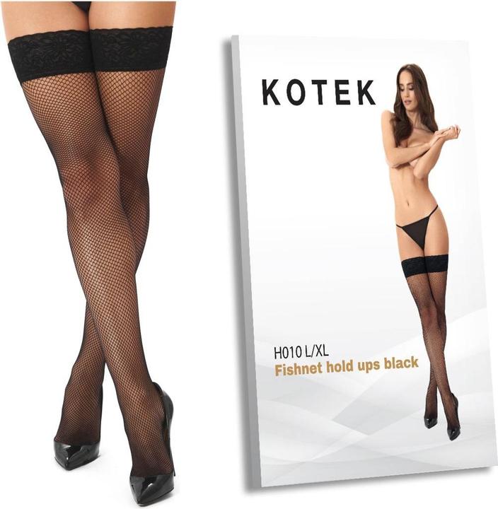 Produktbild Kotek KO H010 fishnet hold ups black L/XL (L)