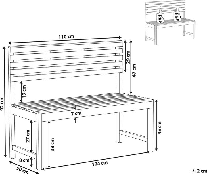 Actual product image Beliani Treia