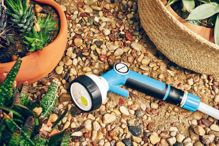 Actual product image Garden Lights - SET WITH 4-FUNCTIONAL HAND SPRINKLER - ERGO - 3/4"