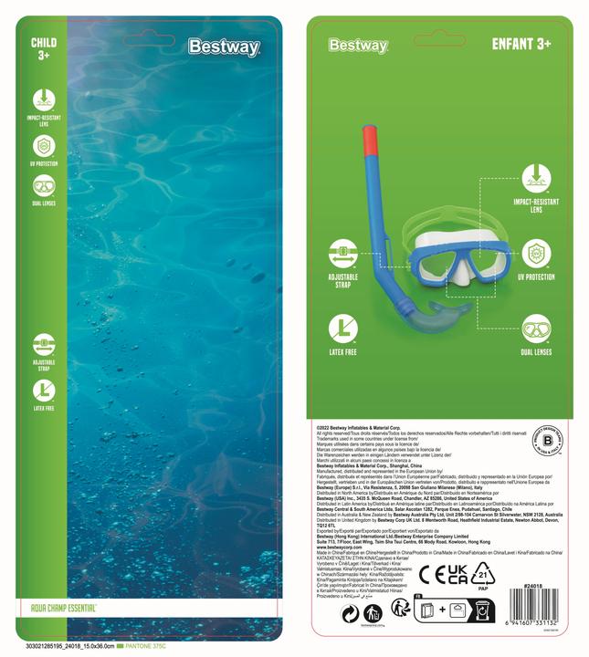 Actual product image Bestway Hydro-Swim snorkel set Fun