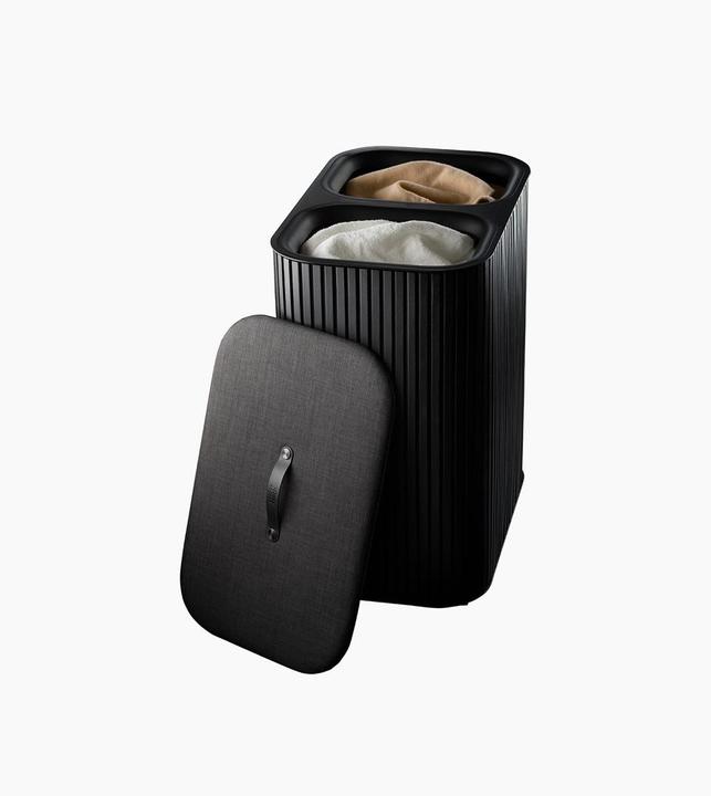 Image du produit Joseph Joseph Wäschekorb 90l Bambus schwarz Tota Twin Luxe (90 l)