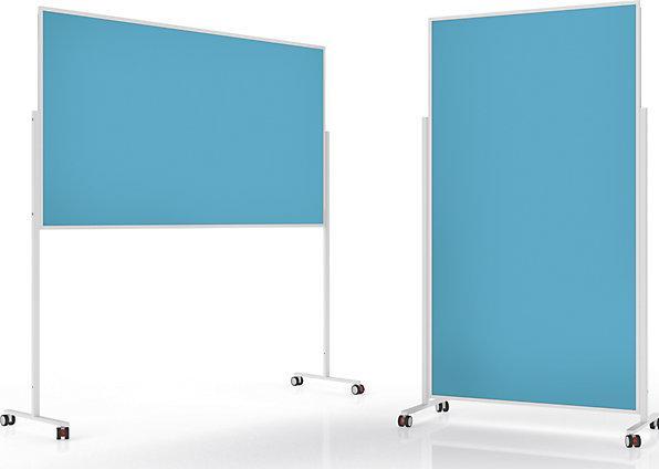 Actual product image Magnetoplan MAGNETOP. Design presenter board VP 1181104 felt, turquoise 1000x1800mm (100 x 180 cm)