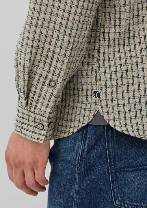 Immagine prodotto s.Oliver Hemd Regular Fit: Kariertes Hemd mit Struktur (XL)