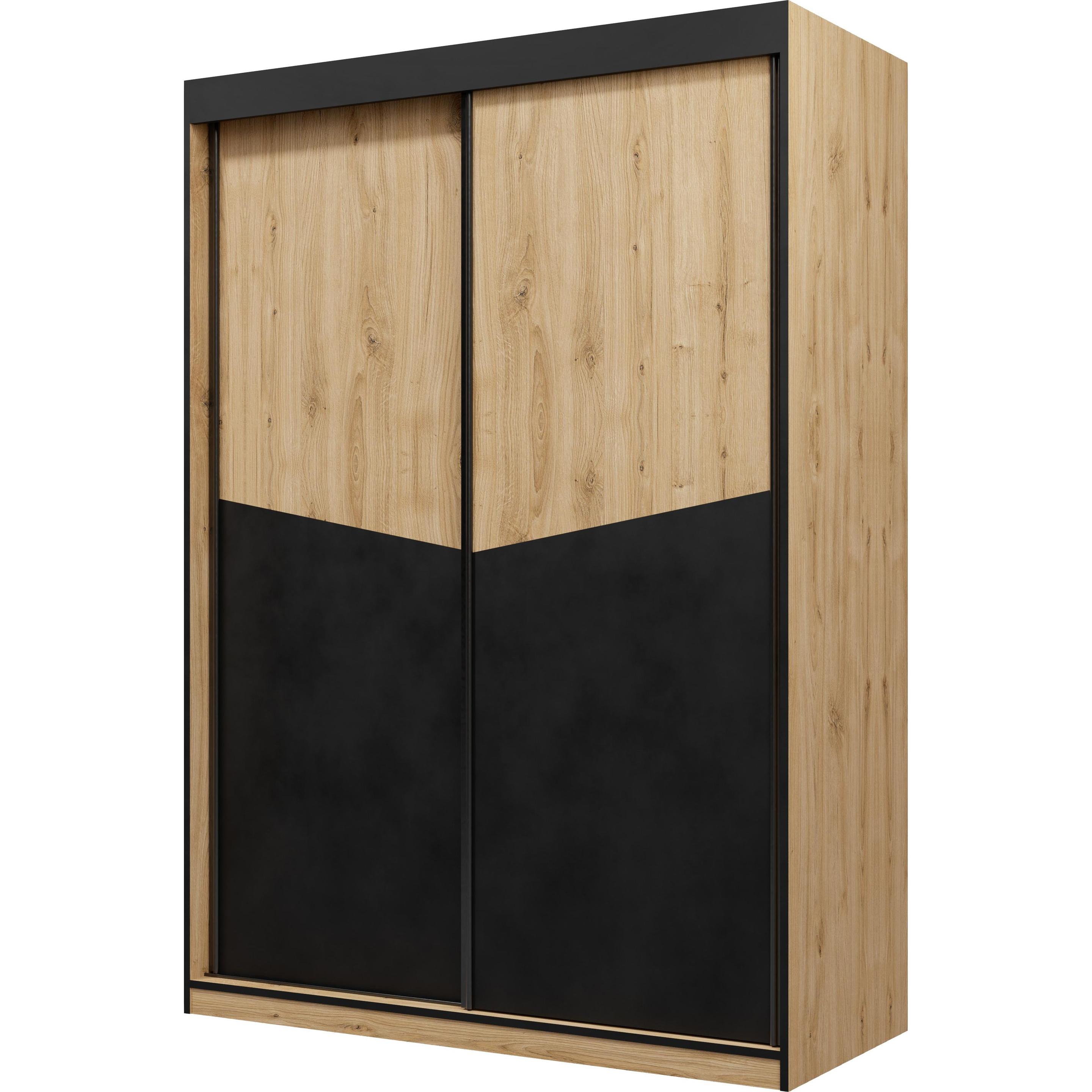 ADRK Furniture, Kleiderschrank, Verschiebbarer Kleiderschrank Atson 150