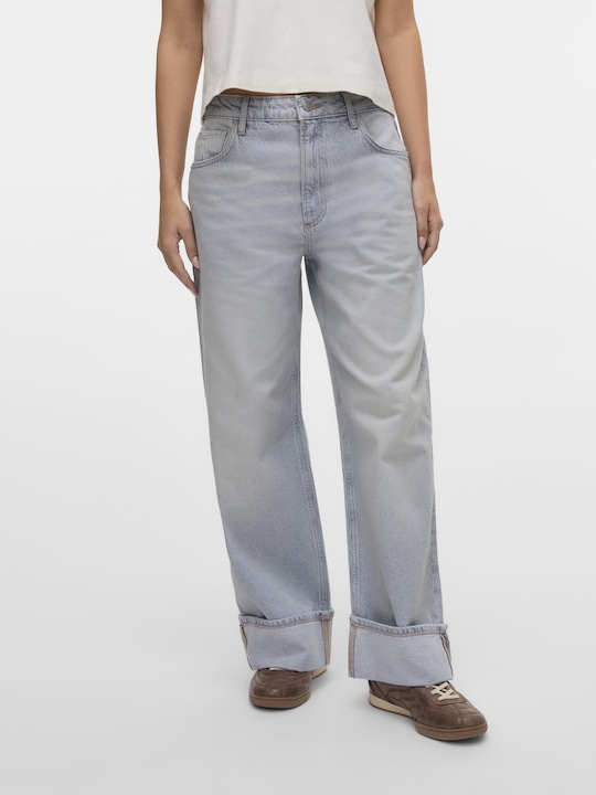 Actual product image Vero Moda VMDARCY Mid Rise Weiter Beinschnitt Jeans Weit geschnitten (W31/L32)