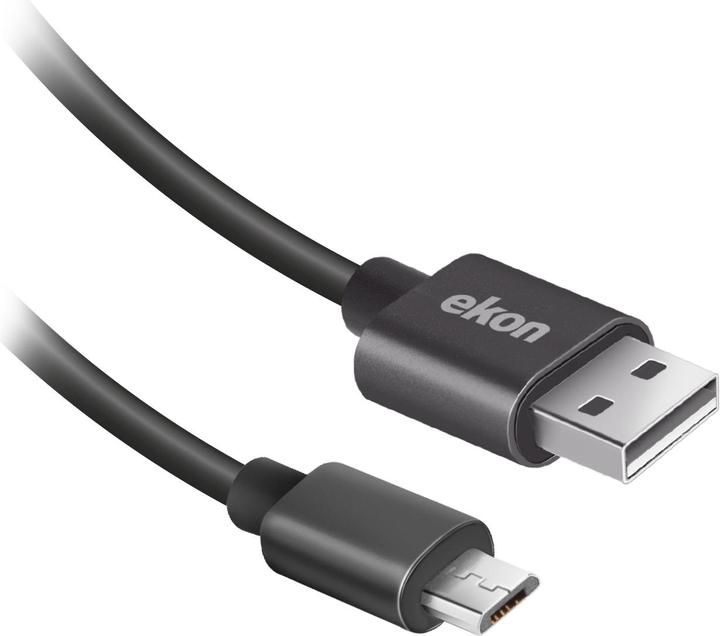 Image du produit Ekon Câble avec USB mâle de type A et micro-USB mâle (1.80 m, USB 2.0)
