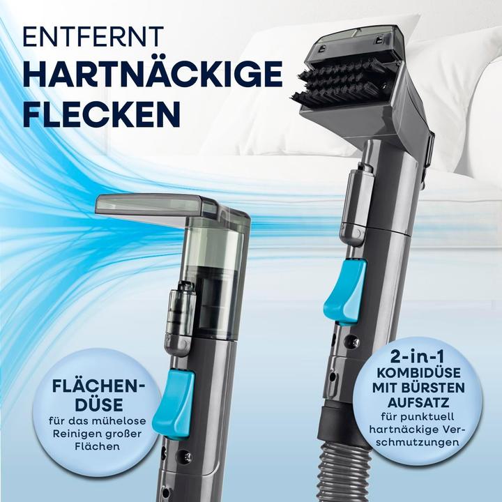 Actual product image CleanMaxx Compact 3-in-1 Steam Cleaner and Vacuum with Dual Tank System