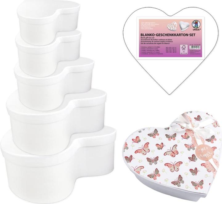 Actual product image Ursus Blank gift card.heart.gr.1775-00-99F (5x)