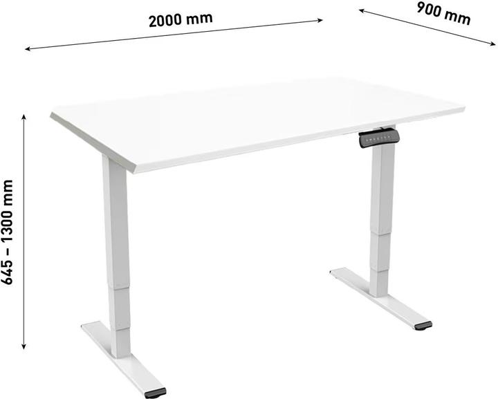 Actual product image Contini Office table (90 x 200 cm)