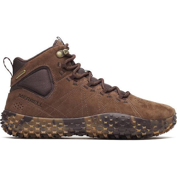 Merrell, Herren, Wanderschuhe, Wrapt Mid Waterproof (43), Braun