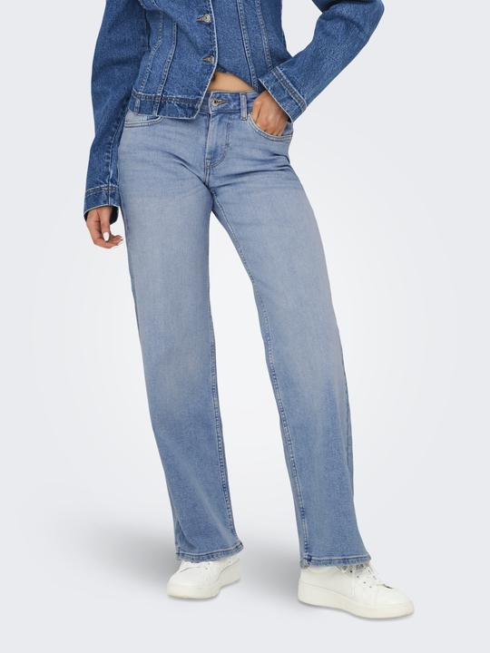 Immagine prodotto Only ONLJUDY Niedrige Taille Gerade geschnitten Jeans Jeans mit weitem Bein (W32/L32)