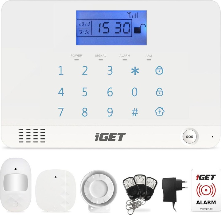 Produktbild iGet M3B security access control system White