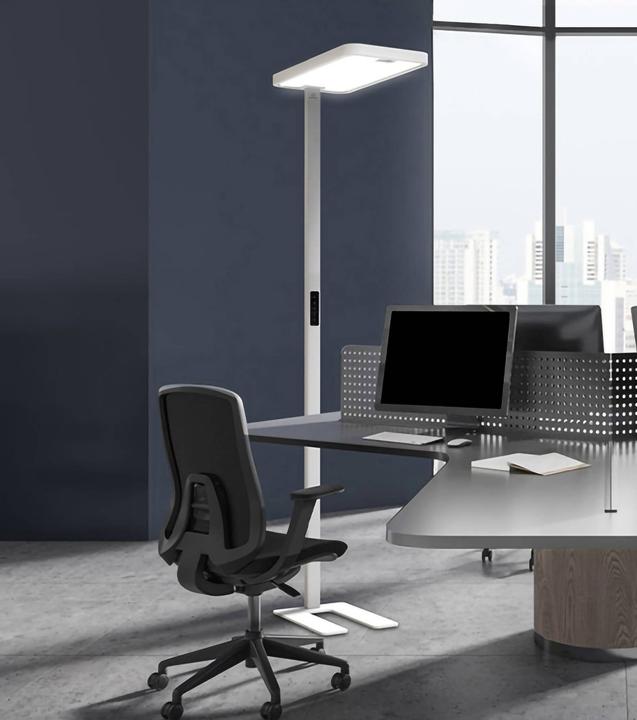 Image du produit Renkforce RF-6410432 LED-Stehlampe LED EEK F A - G Grau-Silber