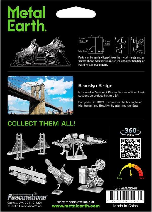 Produktbild Metal Earth Brooklyn Bridge