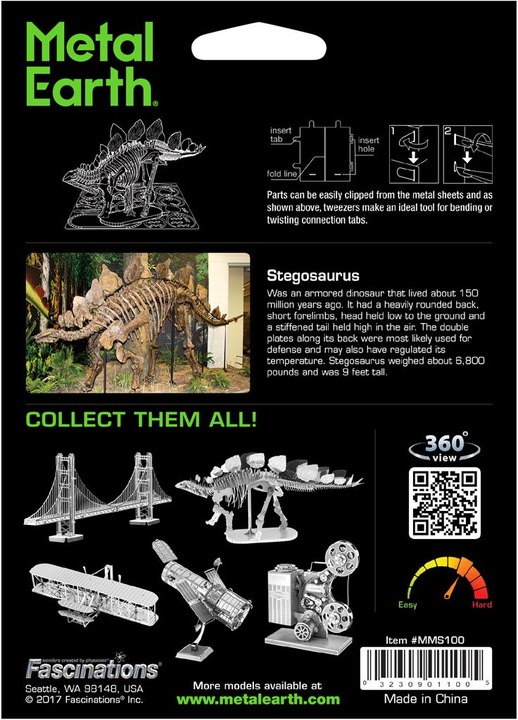 Produktbild Metal Earth Stegosaurus